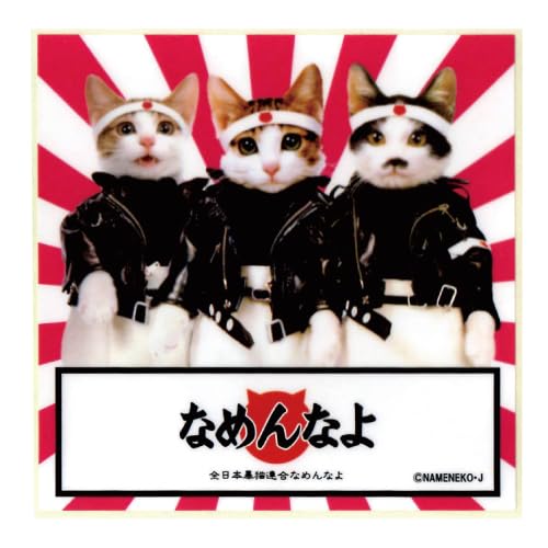 Amazon.co.jp: [なめ猫] なめんなよ ステッカー NAMENNAYO ST-A9